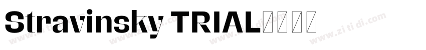Stravinsky TRIAL字体转换